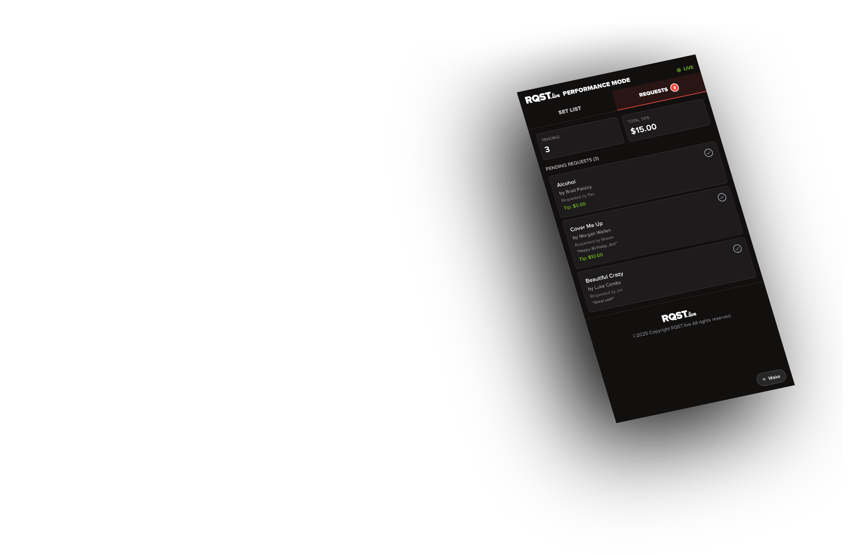 RQST request management interface layer 1