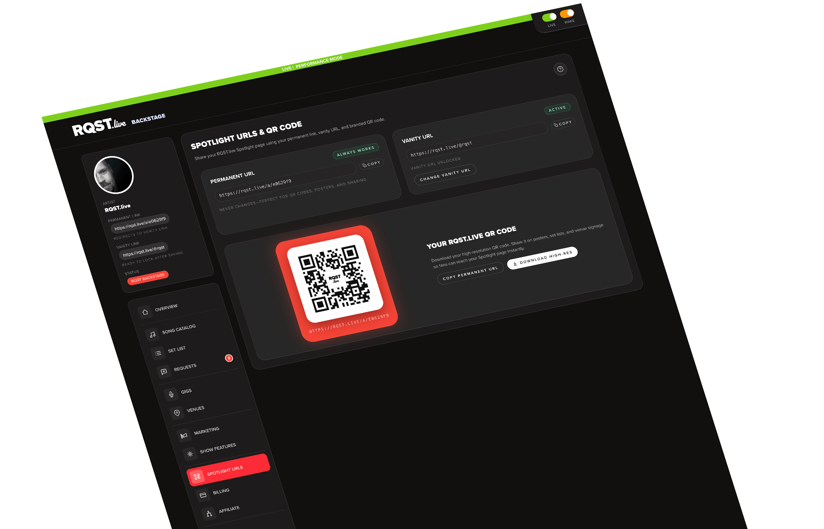 RQST Spotlight interface layer 2